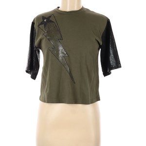 Diesel SS boxy tee animal print/70s glam S/M